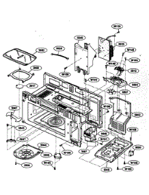 Interior Parts(1) parts for Kenmore Microwave 721.63763300 (72163763300, 721 63763300) from AppliancePartsPros.com