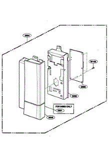 Controller Parts 2 parts for Kenmore Microwave 721.64664300 (72164664300, 721 64664300) from AppliancePartsPros.com