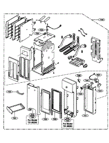 Toaster Parts parts for Kenmore Microwave 721.66299500 (72166299500, 721 66299500) from AppliancePartsPros.com