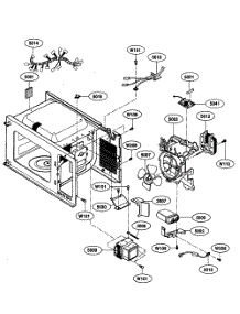 Interior Parts parts for Kenmore Microwave 721.66463500 (72166463500, 721 66463500) from AppliancePartsPros.com