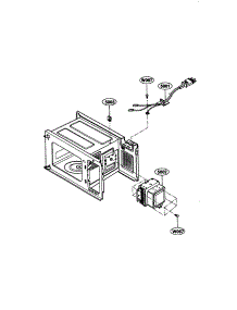 Oven Interior parts for Kenmore Microwave 721.69200890 (72169200890, 721 69200890) from AppliancePartsPros.com