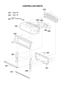 Contoller Assembly Parts parts for Kenmore Range 721.76033610 (72176033610, 721 76033610) from AppliancePartsPros.com
