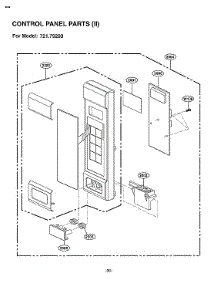Control Panel Parts parts for Kenmore Elite Countertop Microwave 72179203900 from AppliancePartsPros.com