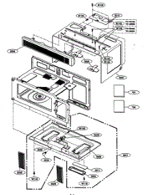 Oven Cavity parts for Kenmore Microwave 721.80009400 (72180009400, 721 80009400) from AppliancePartsPros.com