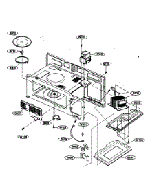 Interior Parts 1 parts for Kenmore Microwave 721.80593000 (72180593000, 721 80593000) from AppliancePartsPros.com