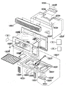 Oven Cavity parts for Kenmore Microwave 721.80593400 (72180593400, 721 80593400) from AppliancePartsPros.com