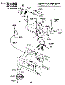 Interior Parts 2 parts for Kenmore Microwave 721.80599401 (72180599401, 721 80599401) from AppliancePartsPros.com
