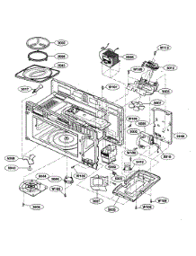 Interior Parts 1 parts for Kenmore Microwave 721.80804401 (72180804401, 721 80804401) from AppliancePartsPros.com