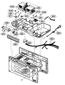 Interior Parts 2 parts for Kenmore Microwave 721.80884400 (72180884400, 721 80884400) from AppliancePartsPros.com