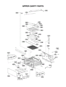 Upper Cavity Parts parts for Kenmore Range 721.96043610 (72196043610, 721 96043610) from AppliancePartsPros.com