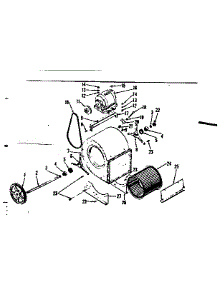 Lau Blower Assembly parts for Kenmore Furnace 735389 from AppliancePartsPros.com