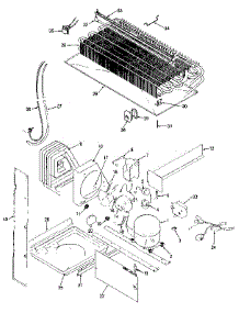 Unit Compartment & System parts for Kenmore Refrigerator 742JRT192B/MAJ51C from AppliancePartsPros.com