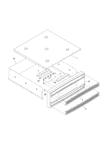 Control Panel parts for Kenmore Wall Oven 790.30473400 (79030473400, 790 30473400) from AppliancePartsPros.com