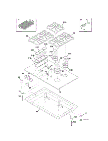 Maintop parts for Kenmore Cooktop 790.33263601 (79033263601, 790 33263601) from AppliancePartsPros.com
