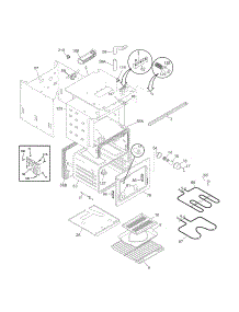 Upper Oven parts for Kenmore Wall Oven 790.40613801 (79040613801, 790 40613801) from AppliancePartsPros.com