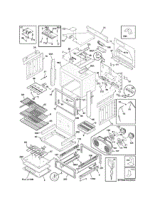 Body parts for Kenmore Range 790.41023803 (79041023803, 790 41023803) from AppliancePartsPros.com