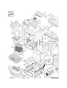 Body parts for Kenmore Range 790.41093100 (79041093100, 790 41093100) from AppliancePartsPros.com
