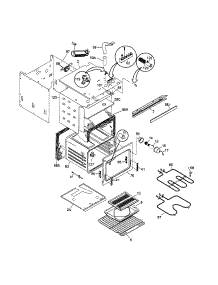 Upper Oven parts for Kenmore Wall Oven 790.41394401 (79041394401, 790 41394401) from AppliancePartsPros.com