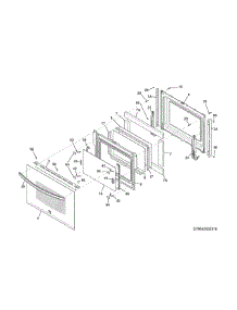 Door parts for Kenmore Range 790.42502313 (79042502313, 790 42502313) from AppliancePartsPros.com