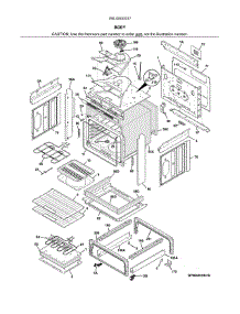Body parts for Kenmore Range 790.42533317 (79042533317, 790 42533317) from AppliancePartsPros.com