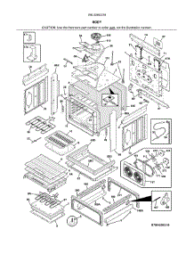 Body parts for Kenmore Range 790.42563316 (79042563316, 790 42563316) from AppliancePartsPros.com