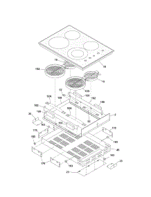 Maintop parts for Kenmore Cooktop 790.42734403 (79042734403, 790 42734403) from AppliancePartsPros.com