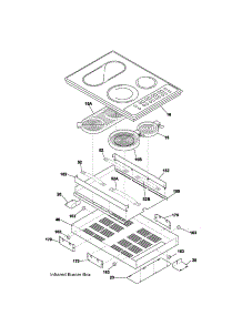 Maintop parts for Kenmore Cooktop 790.43999400 (79043999400, 790 43999400) from AppliancePartsPros.com