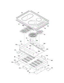 Maintop parts for Kenmore Cooktop 790.43999404 (79043999404, 790 43999404) from AppliancePartsPros.com