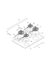 Top / Drawer parts for Kenmore Range 790.45482503 (79045482503, 790 45482503) from AppliancePartsPros.com