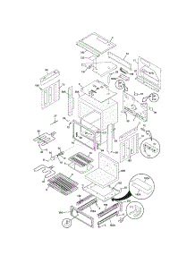 Body parts for Kenmore Range 790.46583503 (79046583503, 790 46583503) from AppliancePartsPros.com