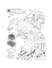 Body parts for Kenmore Range 790.46609502 (79046609502, 790 46609502) from AppliancePartsPros.com