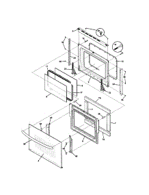 Door parts for Kenmore Range 790.46614503 (79046614503, 790 46614503) from AppliancePartsPros.com