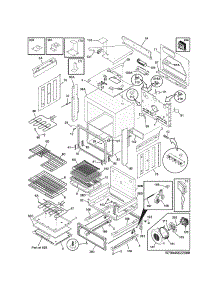 Body parts for Kenmore Range 790.46624500 (79046624500, 790 46624500) from AppliancePartsPros.com
