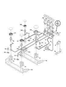 Burner parts for Kenmore Range 790.46812991 (79046812991, 790 46812991) from AppliancePartsPros.com