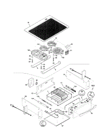 Top / Drawer parts for Kenmore Range 790.46823100 (79046823100, 790 46823100) from AppliancePartsPros.com