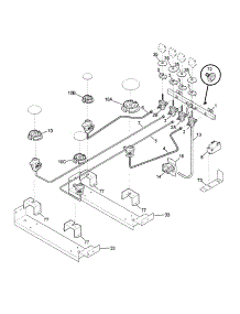 Burner parts for Kenmore Range 790.46834100 (79046834100, 790 46834100) from AppliancePartsPros.com