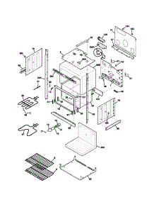 Lower Body parts for Kenmore Wall Oven 790.47734400 (79047734400, 790 47734400) from AppliancePartsPros.com