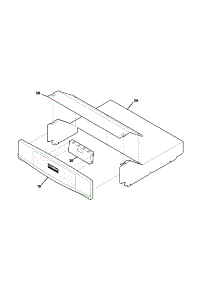 Control Panel parts for Kenmore Wall Oven 790.47834400 (79047834400, 790 47834400) from AppliancePartsPros.com