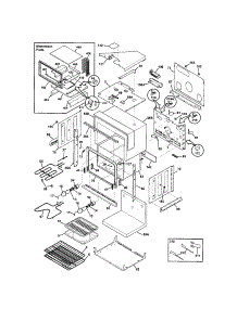 Lower Oven parts for Kenmore Wall Oven 790.47844400 (79047844400, 790 47844400) from AppliancePartsPros.com