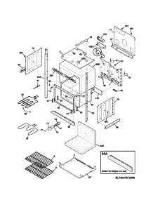 Lower Body parts for Kenmore Wall Oven 790.47873400 (79047873400, 790 47873400) from AppliancePartsPros.com