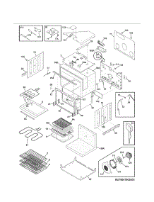 Upper Oven parts for Kenmore Wall Oven 790.47903605 (79047903605, 790 47903605) from AppliancePartsPros.com