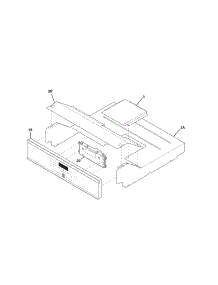 Control Panel parts for Kenmore Wall Oven 790.48072000 (79048072000, 790 48072000) from AppliancePartsPros.com