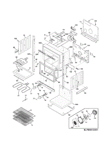 Lower Oven parts for Kenmore Wall Oven 790.48129801 (79048129801, 790 48129801) from AppliancePartsPros.com