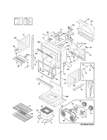 Lower Oven parts for Kenmore Wall Oven 790.48193000 (79048193000, 790 48193000) from AppliancePartsPros.com