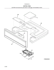 Control Panel parts for Kenmore Elite Electric Wall Oven 79048343412 from AppliancePartsPros.com