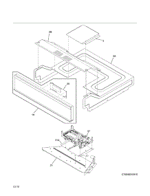 Control Panel parts for Kenmore Wall Oven 790.48349410 (79048349410, 790 48349410) from AppliancePartsPros.com