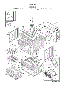 Upper Oven parts for Kenmore Elite Wall Oven 79048473412 from AppliancePartsPros.com