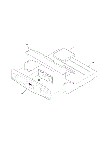 Control Panel parts for Kenmore Wall Oven 790.48833901 (79048833901, 790 48833901) from AppliancePartsPros.com