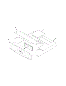 Control Panel parts for Kenmore Wall Oven 790.48834901 (79048834901, 790 48834901) from AppliancePartsPros.com