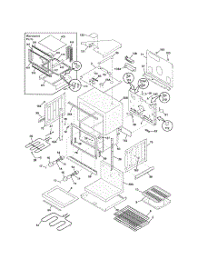 Lower Oven parts for Kenmore Wall Oven 790.48849900 (79048849900, 790 48849900) from AppliancePartsPros.com